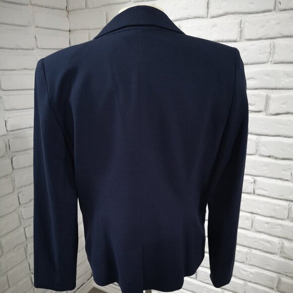 Reitmans Petite Ladies Navy Size 14 Petite Fully Lined Blazer - Picture 2 of 10